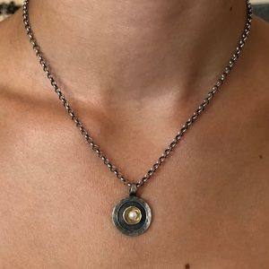 Pearl Sterling Silver Necklace